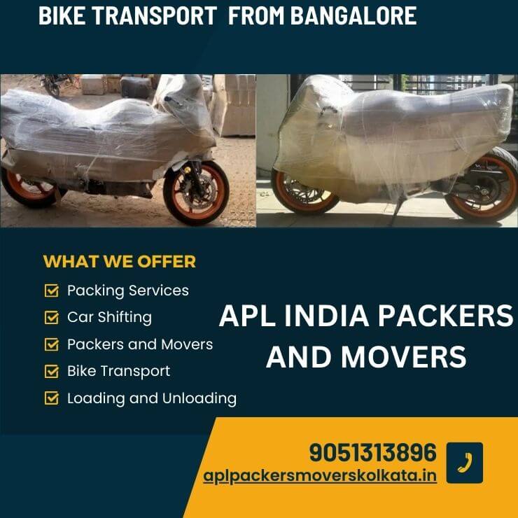 Bike Transport From Bangalore