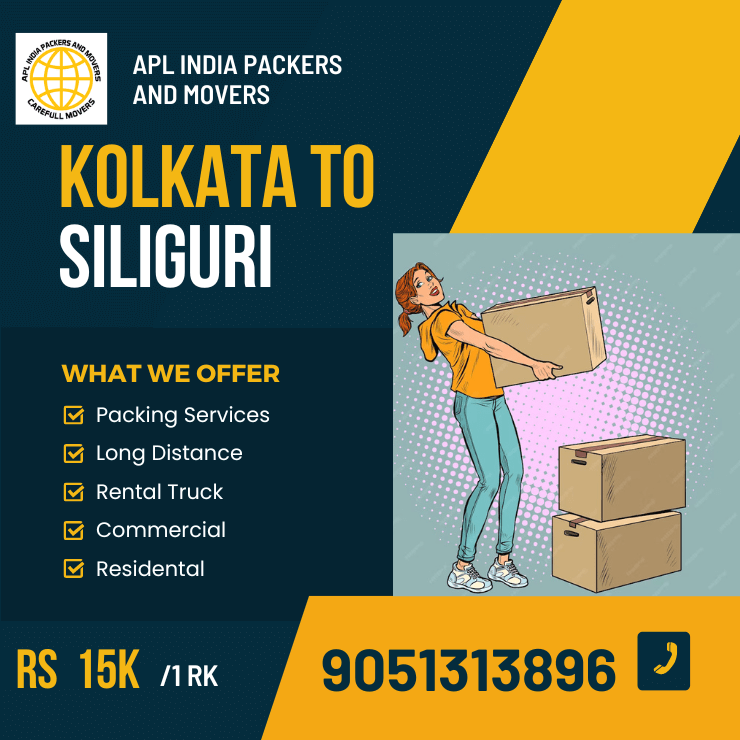 Packers and Movers from Kolkata to Siliguri