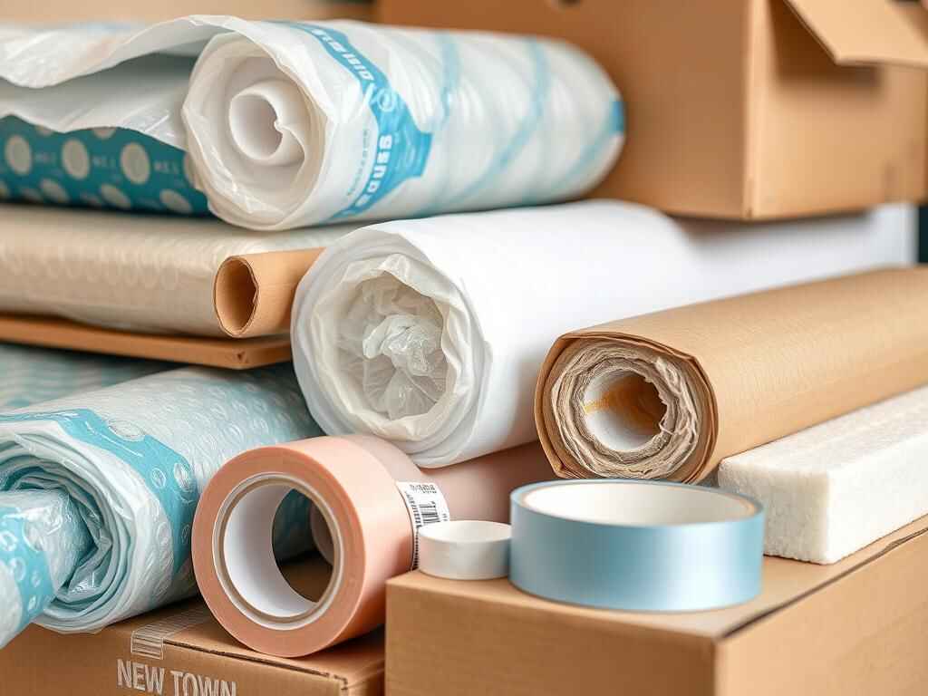 Packers and Movers in New Town 6 Professional packing materials used by Packers and Movers in New Town